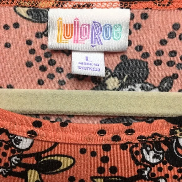 LuLaRoe Mini Mouse Short Sleeve Tee Shirt: Size Large - Picture 7 of 8